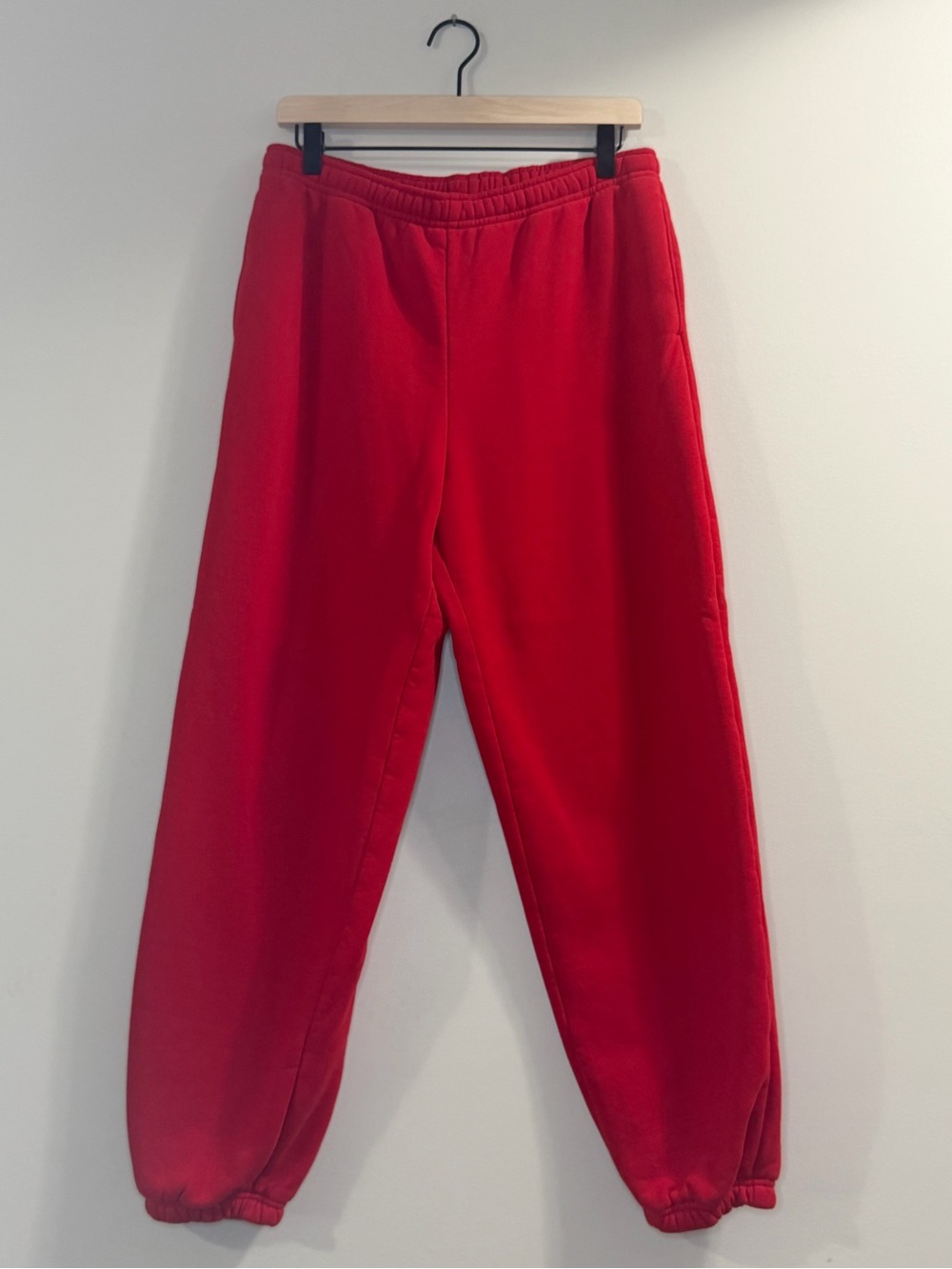 Vuori Red Fleece Joggers